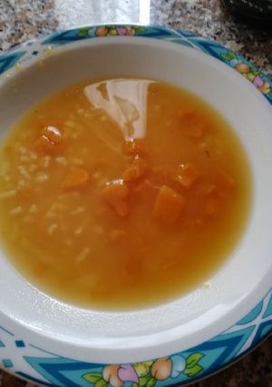 Foto di Minestra di riso e zucca