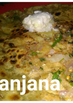 A picture of Punjabi loaded aalu paratha..