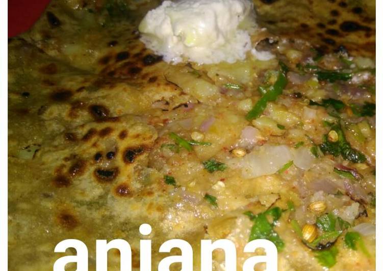 How to Prepare Perfect Punjabi loaded aalu paratha.
