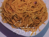 Brown spaghetti