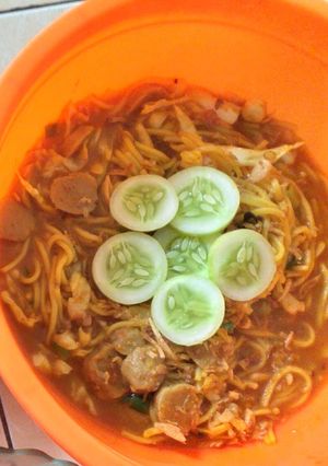 Foto resep Mie aceh kuah pedas