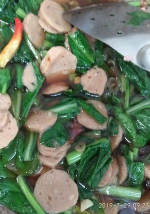 Foto resep Cah sawi bakso