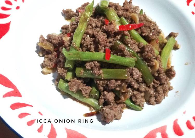 Bahan Membuat Tumis Buncis Daging Cincang, Bikin Ngiler