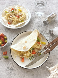 Foto resep Taco Spaghetti Aglio Olio