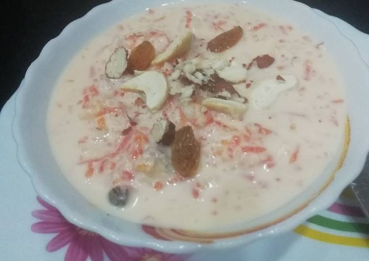 Rice &amp; Carrot Kheer