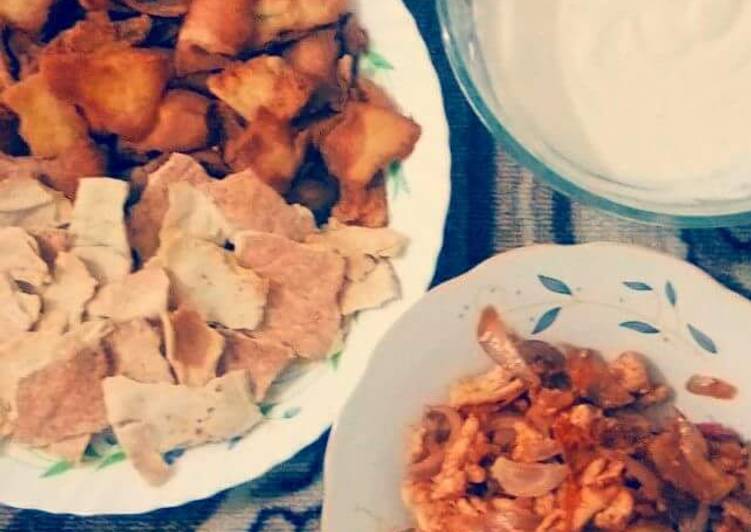 فتة شاورما سوري 😍