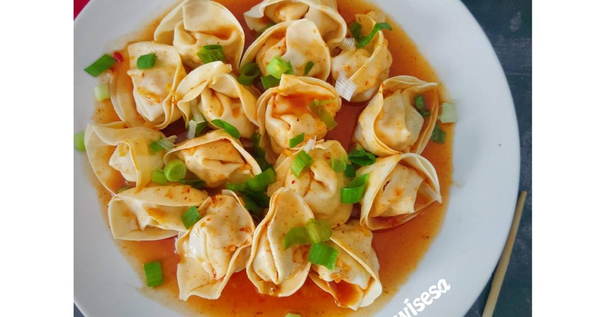 Resep Spicy Chicken Wonton Oleh Danes Wisesa Cookpad