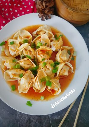 Foto resep Spicy Chicken Wonton