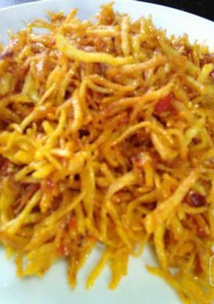 Foto resep Kering Kentang Mustofa tanpa kapur sirih