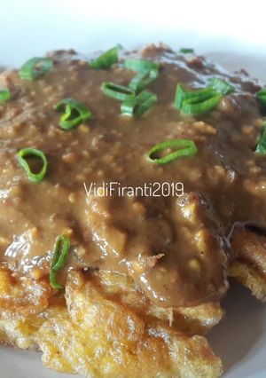 Foto resep Tahu Telur Bumbu Kacang | Bumbu Rujak