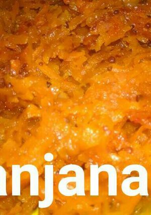 A picture of Carrot sweet n sour chutney.