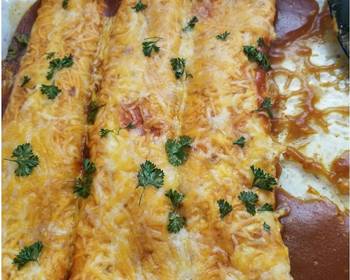 Popular Cuisine Chicken Sour cream Enchiladas Yummy