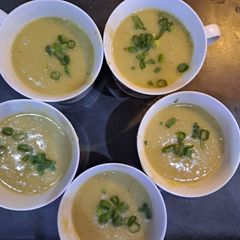 Roasted Sweet Potato and Ginger Soup A picture of Roasted Sweet Potato and Ginger Soup.