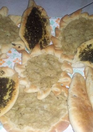 صورة لوصفة فطائر البطاطس والزعتر