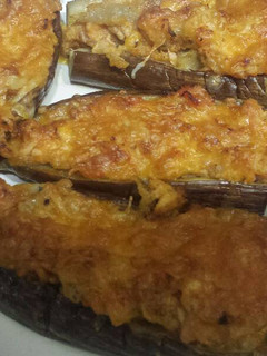 Una foto de Berenjenas rellenas de atún