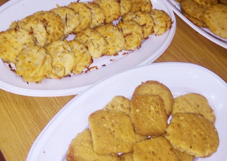 Steps to Make Homemade Cornflakes, Oat, Coconut and Groundnut cookies