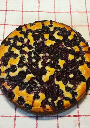 Una foto de Panque de moras azules 🫐