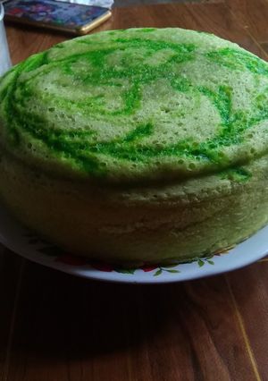 Foto resep Bolu pandan kukus imut