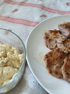 Foto resep Tuna steak with creamy apple sauce