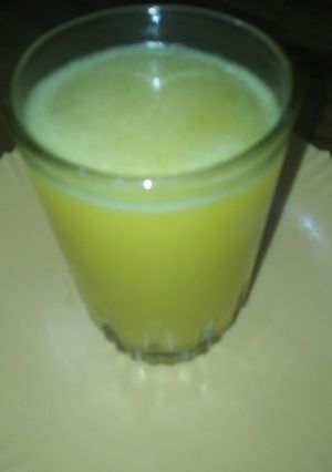 A picture of Fresh pineapple juice #festiveseasoncontest kakamega #author mar.