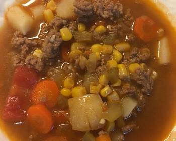 Ultimate Serving Recipe Johns Vegetable Beef Soup Delicious Simple