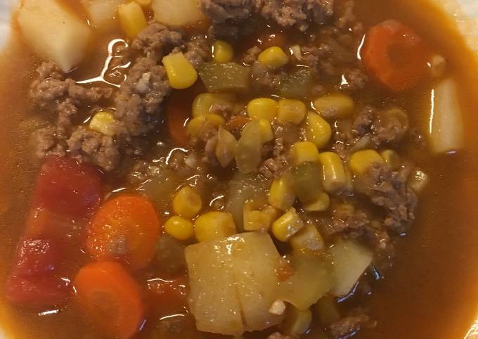 John’s Vegetable Beef Soup