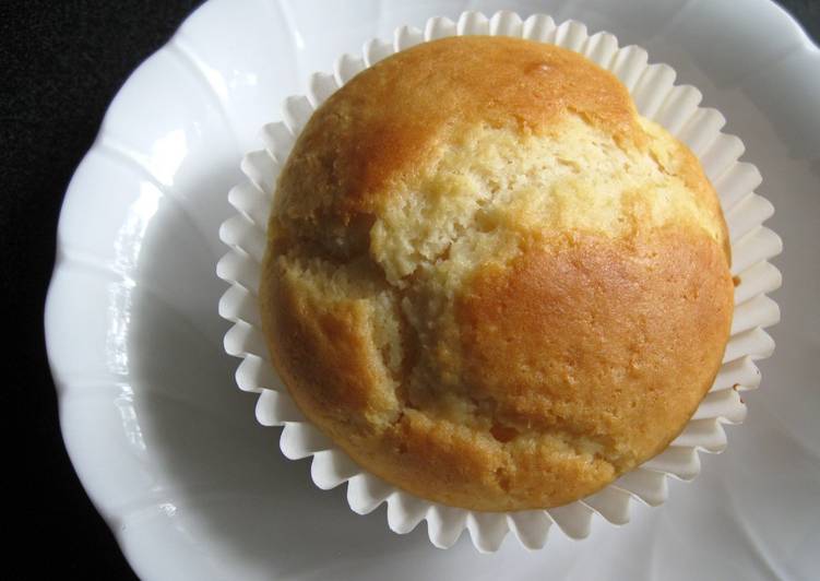 How to Prepare Super Quick Homemade Basic Plain Muffin