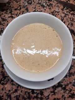 Una foto de Salsa de almendra