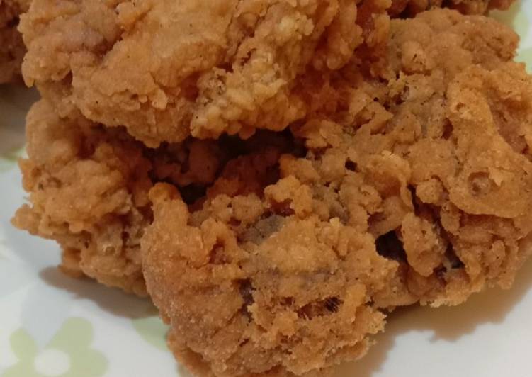Bagaimana Membuat Crunchy Fried Chicken, Bikin Ngiler
