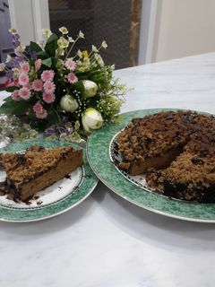 Foto resep Bolu Milo siram Coklat Ganache