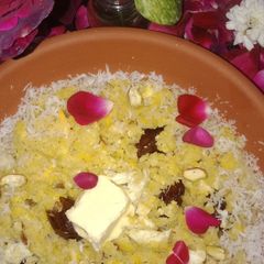A picture of Eggs coconut halva.