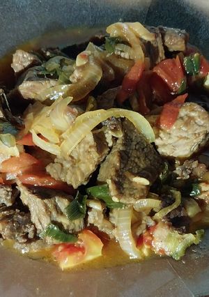 Foto resep Daging sapi saos tiram