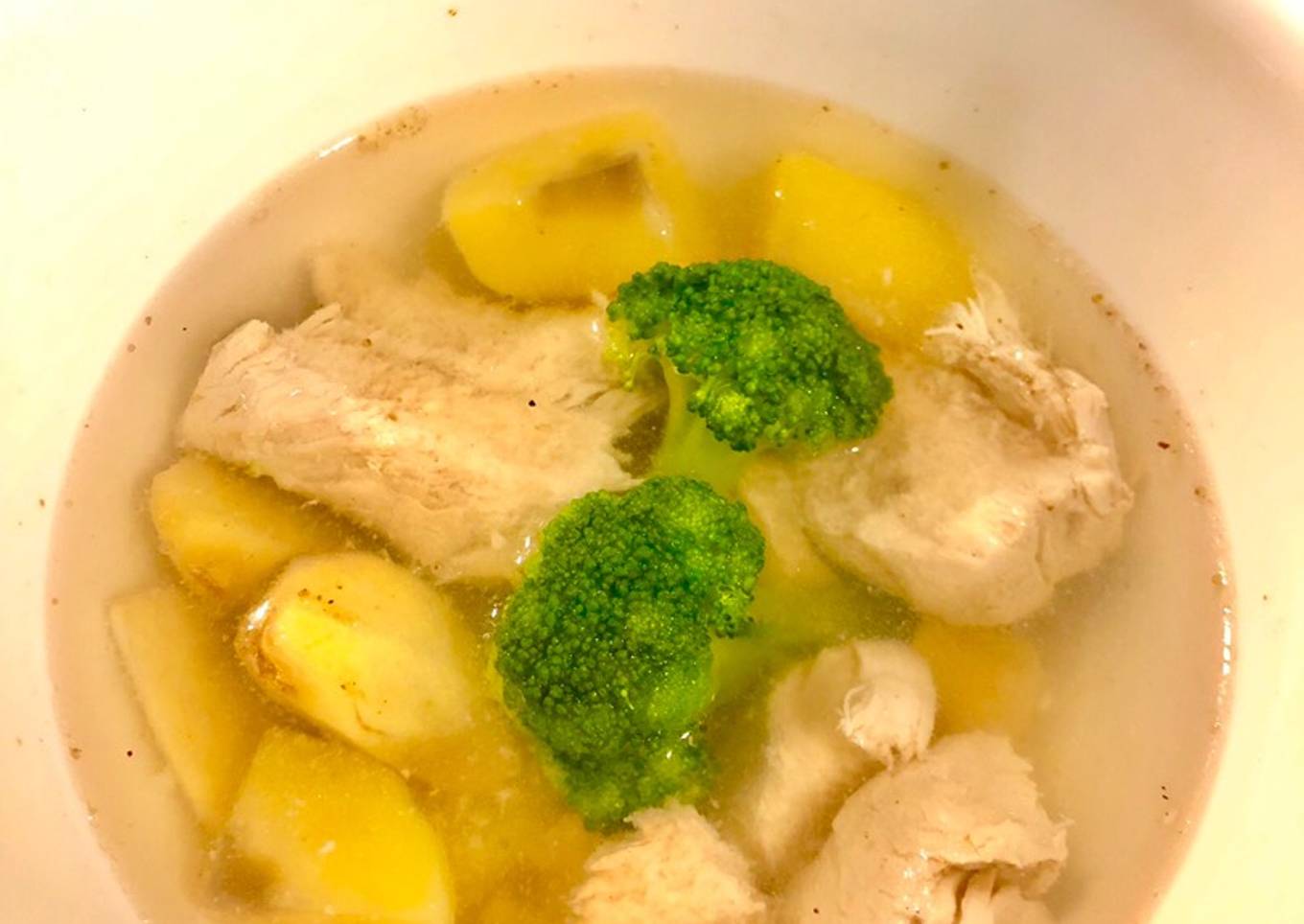 Ginger chicken soup easy