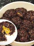 Brown Rice Xoi Khuc (Eat Clean Version)