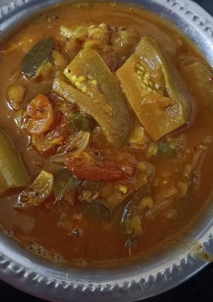 துவரம் பருப்பு சாம்பார்(sambar recipe in tamil) செய்முறை முக்கிய புகைப்படம்