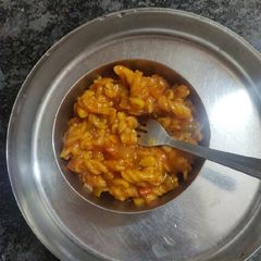 A picture of Saucy pasta.