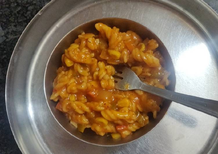 Saucy pasta