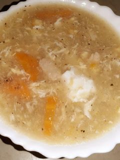 হট এন্ড সাওয়ার চিকেন স্যুপ(hot and sour chicken soup recipe in Bengali) রেসিপির প্রধান ছবি