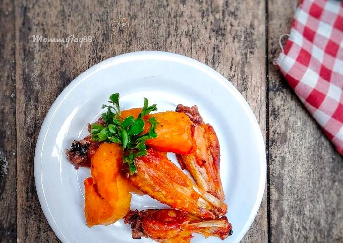 Cara bikin Chicken Wings Kalasan Cara bikin Chicken Wings Kalasan