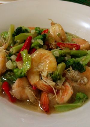 Foto resep Cah Brokoli Udang