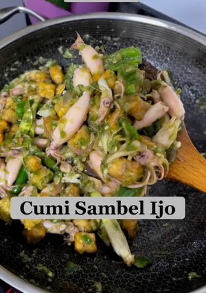Foto resep 33. Cumi Sambel Ijo