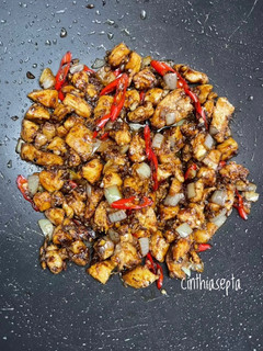 Foto resep Ayam Lada Hitam