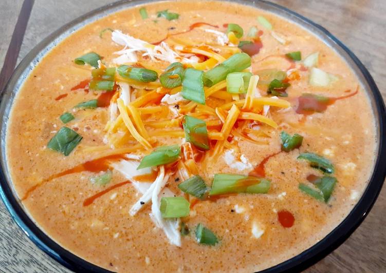 Easy Cheap Dinner Buffalo chicken soup