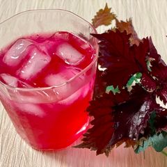 A picture of Pink Shiso Juice.