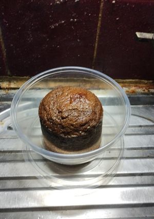 Una foto de Bizcochuelo bb en lata de durazno