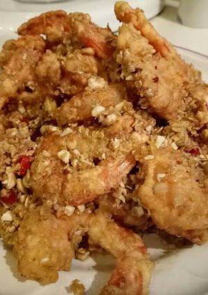 Foto resep Udang goreng telur asin