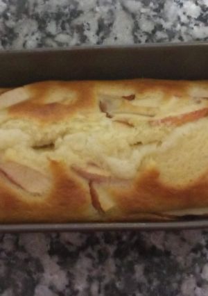 Una foto de Budín de manzana sin aceite y manteca