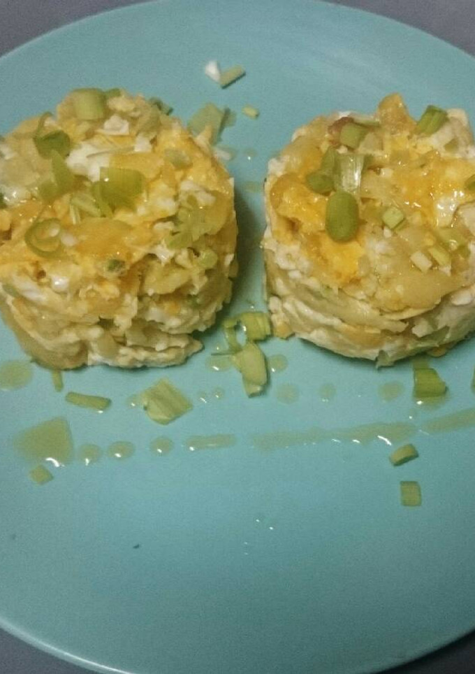 Una foto de Revuelto de patatas y ajetes