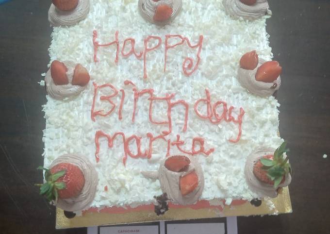 Recipe of Quick How to make white forest cake