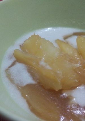 Foto resep Singkong karamel kuah santan
